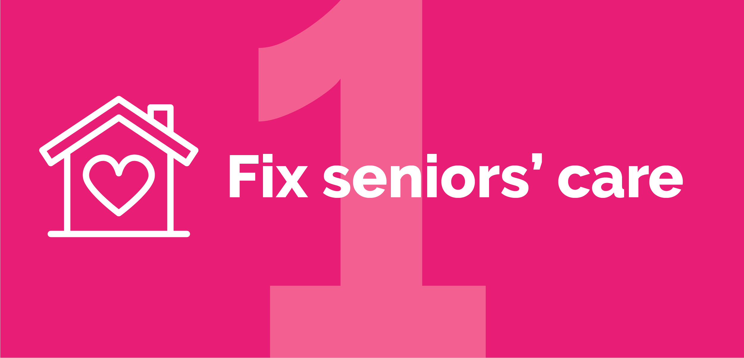 Fix seniors' care