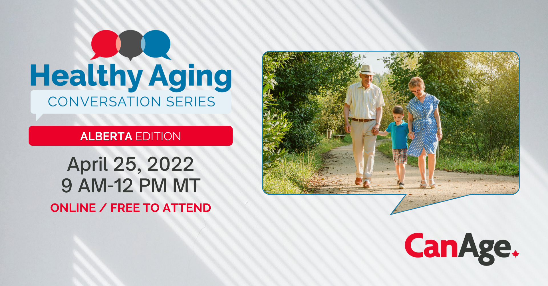 Healthy Aging Conversation Series: Alberta